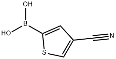 (4-CYANOTHIOPHEN-2-YL)BORONIC ACID Struktur