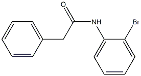 N-(2-bromophenyl)-2-phenylacetamide Struktur