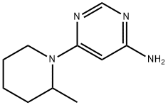 4-Amino-6-(2-methylpiperidin-1-yl)pyrimidine Struktur