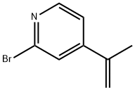 2-Bromo-4-(iso-propenyl)pyridine Struktur