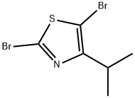 2,5-Dibromo-4-(iso-propyl)thiazole Struktur