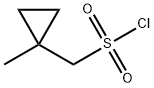 (1-methylcyclopropyl)methanesulfonyl chloride Struktur