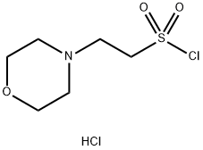 2-(morpholin-4-yl)ethane-1-sulfonyl chloride hydrochloride Struktur