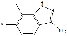 6-BROMO-7-METHYL-1H-INDAZOL-3-AMINE Struktur