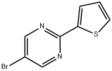 5-Bromo-2-(2-thienyl)pyrimidine Struktur