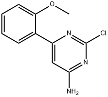 2-Chloro-4-amino-6-(2-methoxyphenyl)pyrimidine Struktur