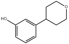 3-(oxan-4-yl)phenol Struktur