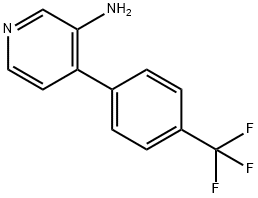 3-AMINO-4-(4-TRIFLUOROMETHYLPHENYL)PYRIDINE Struktur