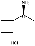 (S)-1-cyclobutylethanamine hydrochloride Struktur