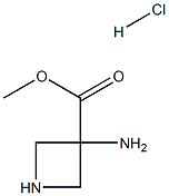 methyl 3-aminoazetidine-3-carboxylate hydrochloride Struktur