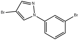 4-Bromo-1-(3-bromophenyl)pyrazole Struktur