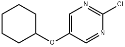 2-Chloro-5-(cyclohexyloxy)pyrimidine Struktur