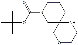 tert-butyl 4-oxa-1,8-diazaspiro[5.5]undecane-8-carboxylate Struktur