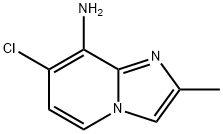 7-chloro-2-methylimidazo[1,2-a]pyridin-8-amine Struktur