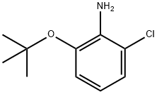 Benzenamine, 2-chloro-6-(1,1-dimethylethoxy)- Struktur