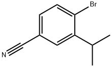 4-Bromo-3-isopropylbenzonitrile Struktur