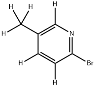 2-Bromo-5-methylpyridine-d6 Struktur