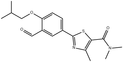 2-(3-formyl-4-isobutoxyphenyl)-N,N,4-trimethylthiazole- 5-carboxamide