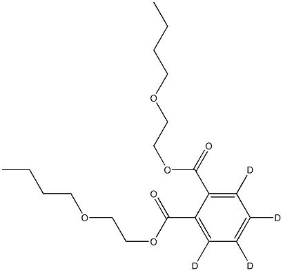 Bis(2-butoxyethyl) Phthalate-d4 Struktur