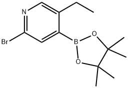 2-Bromo-5-ethylpyridine-4-boronic acid pinacol ester|