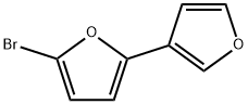 2-Bromo-5-(3-furyl)furan Struktur