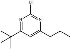 2-bromo-4-(n-propyl)-6-(tert-butyl)pyrimidine Struktur