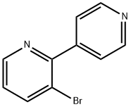 3-Bromo-2,4'-bipyridine Struktur