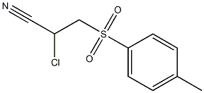 Propionitrile,2-chloro-3-[(4-methylphenyl)sulfonyl]- Struktur