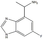 1-(6-fluoro-1H-benzo[d]imidazol-4-yl)ethanamine Struktur