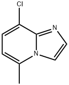 8-chloro-5-methylimidazo[1,2-a]pyridine Struktur