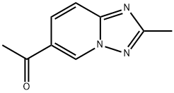 1-{2-methyl-[1,2,4]triazolo[1,5-a]pyridin-6-yl}ethan-1-one Struktur