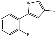 1H-Pyrrole, 2-(2-fluorophenyl)-4-methyl- Struktur