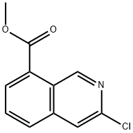 methyl 3-chloroisoquinoline-8-carboxylate Struktur