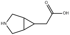 2-{3-azabicyclo[3.1.0]hexan-6-yl}acetic acid Struktur