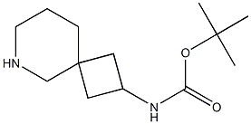 tert-butyl (6-azaspiro[3.5]nonan-2-yl)carbamate Struktur