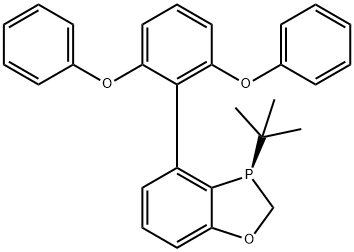 (R)-3-(tert-butyl)-4-(2,6-diphenoxyphenyl)-2,3-dihydrobenzo[d][1,3]oxaphosphole Struktur