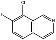 8-chloro-7-fluoroisoquinoline Struktur