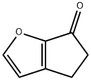 4H-cyclopenta[b]furan-6(5H)-one Struktur