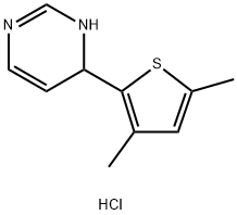 6-(3,5-dimethylthiophen-2-yl)-1,6-dihydropyrimidine Struktur