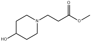 methyl 3-(4-hydroxypiperidin-1-yl)propanoate Struktur