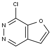 7-Chlorofuro[2,3-d]pyridazine Struktur