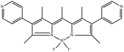 1,3,5,7,8-Pentamethyl-2,6-dipyridyl-4,4-difluoro-4-bora-3a,4a-diaza-s-indacene, 97% Struktur