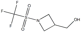 (1-trifluoromethanesulfonylazetidin-3-yl)methanol Struktur