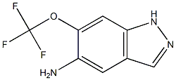 6-(trifluoromethoxy)-1H-indazol-5-amine Struktur