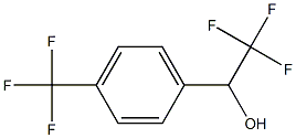 2,2,2-trifluoro-1-[4-(trifluoromethyl)phenyl]ethan-1-ol Struktur