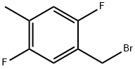 2,5-Difluoro-4-methylbenzylbromide Struktur