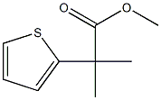 Methyl 2-Methyl-2-(2-thienyl)propanoate Struktur