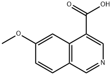 6-methoxyisoquinoline-4-carboxylic acid Struktur