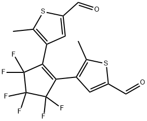 1,2-bis(5'-formyl-2'-methylthien-3'-yl)perfluorocyclopentene Struktur