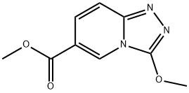 methyl 3-methoxy-[1,2,4]triazolo[4,3-a]pyridine-6-carboxylate Struktur